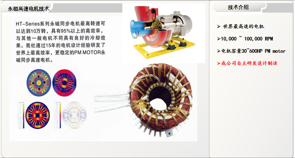 PMMOTOR超高速永磁电机技术